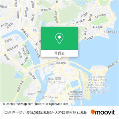 珠海上沖|口岸巴士上冲专线路线：日程，站点和地图 ...